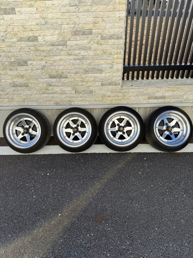 ロンシャンXR4 14インチ BRIDGESTONE デコトラ 軽トラ アルミホイール ロンシャン XR4 4本セット タイヤ付き キャリイ DA16T