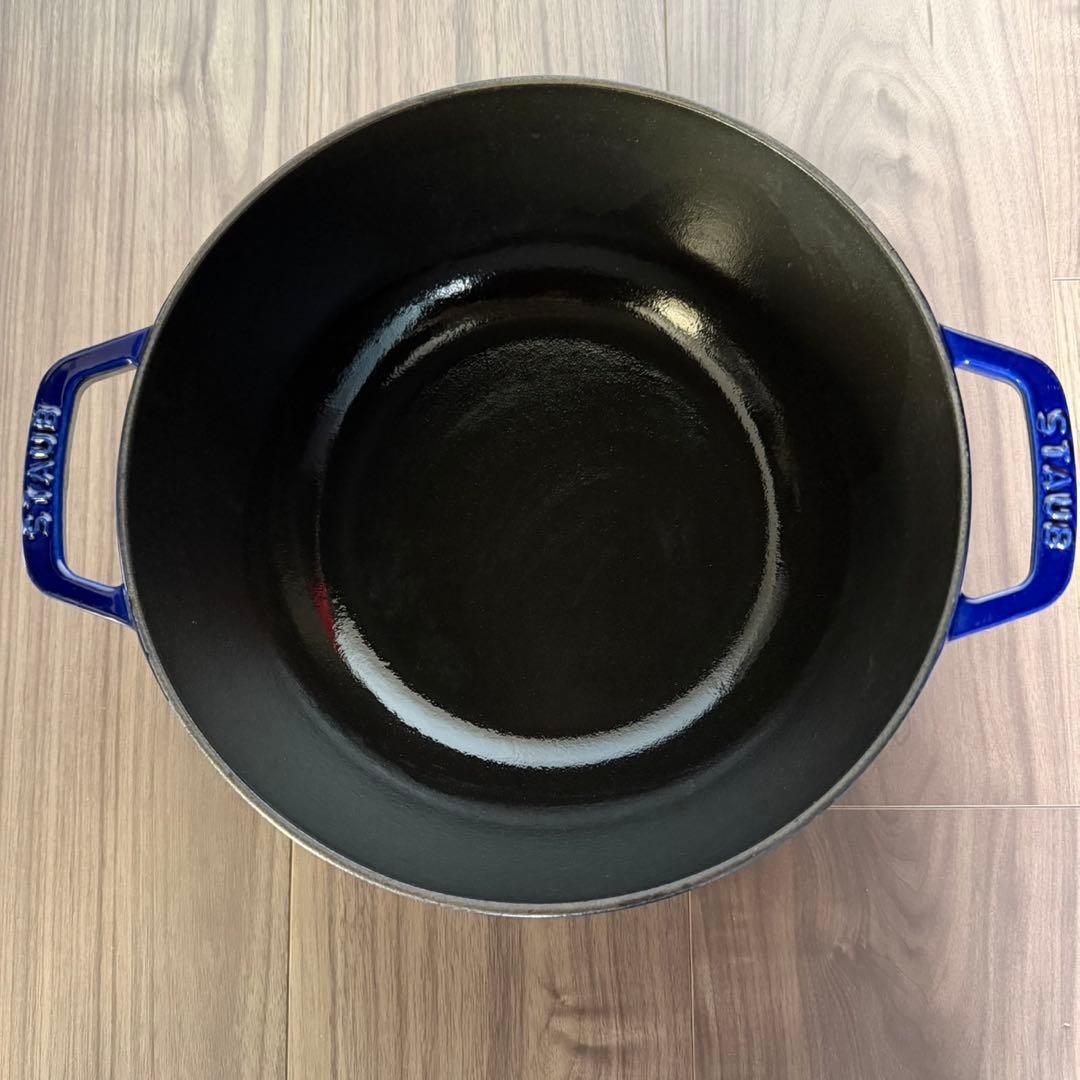 ストウブ フレンチルースター ブルー 24cm - メルカリ