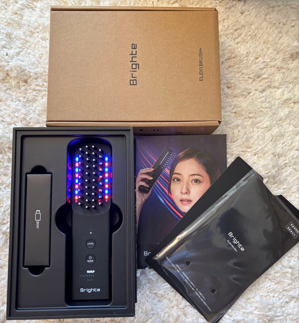 美品★Brighte ブライト エレキブラシ プラス 1秒リフトアップ 爆買 ブライト エレキブラシ プラス Brighte ELEKI BRUSH+ リフト