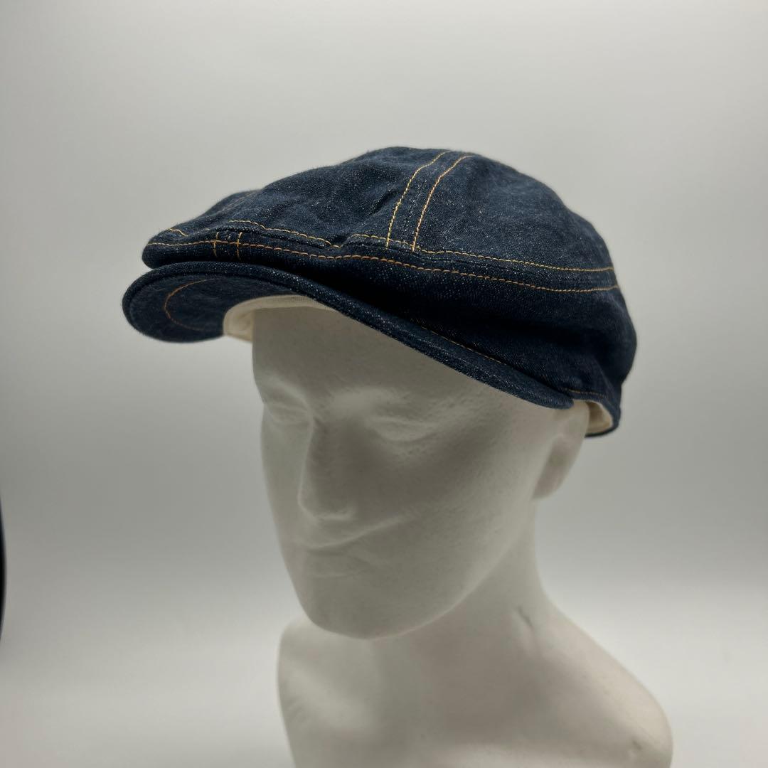 ♦︎極美品♦︎EVISU♦︎エヴィス♦︎デニム ハンチング帽 刺繍