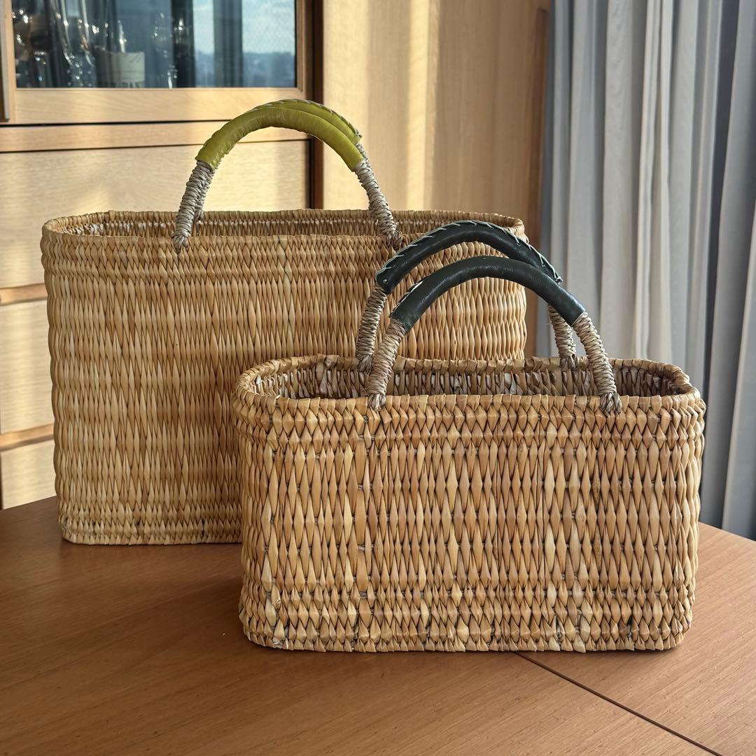 [1/9〆切] warang wayan ワランワヤン かごバッグ大小2点セット warang wayan morocco – Lifewares & Co. | ライフウェアーズ