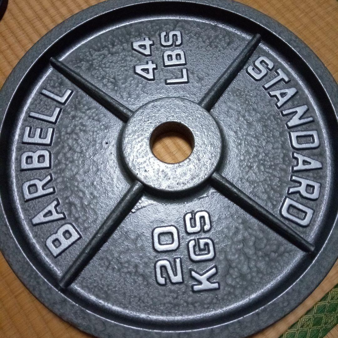 バーベルプレート50mm　送料込み　1枚だけです オリンピックプレート 14枚組 径50mm ダンベルプレート バーベル