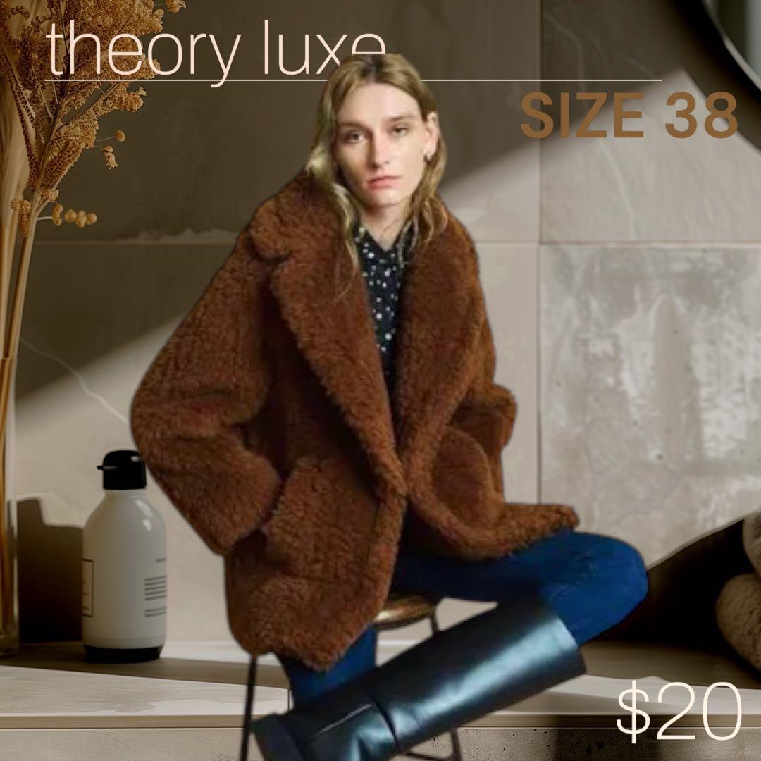 ⭐️美品✨theory luxe ボアコート テディベアコート - メルカリ