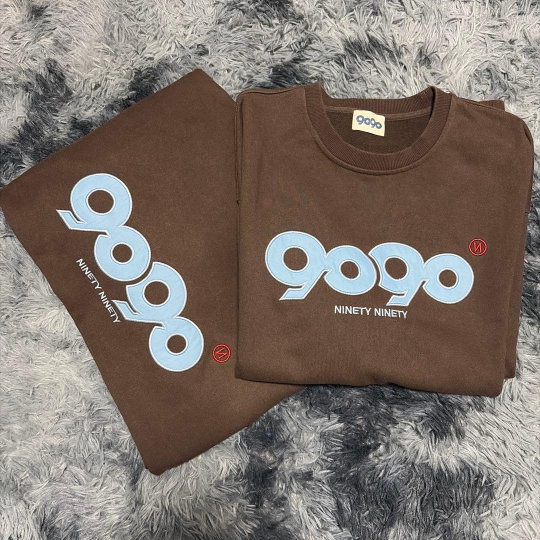9090 ブラウン スウェット セットアップ - メルカリ
