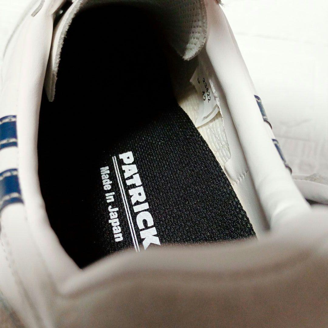 PATRICK アイリス IRIS レザー 白×紺 26.5cm ✨️良品✨️