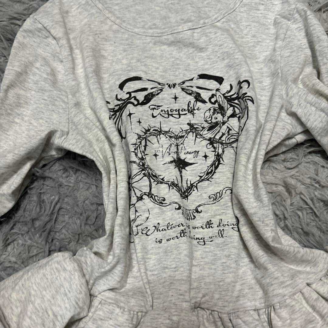 平成 ロンT フリル レース 平成女児 姫ロリ ウィッシュコア 00s - メルカリ