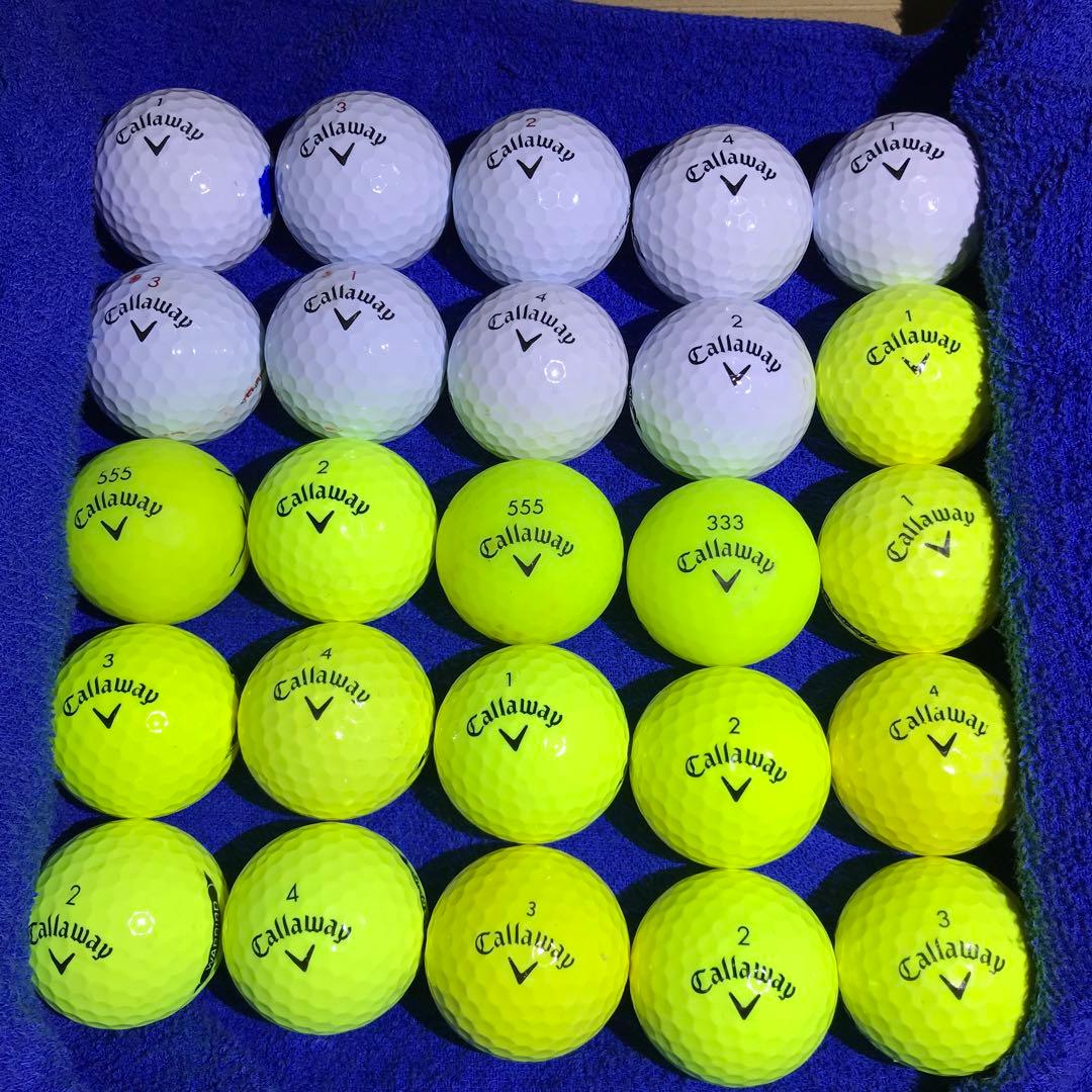 ゴルフボール ロストボール 25個 キャロウェイ - メルカリ