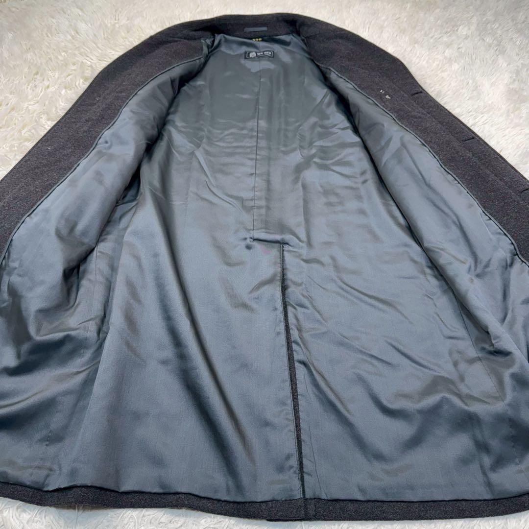 極美品✨カシミヤ ステンカラーコート 比翼 A4 Sサイズ相当