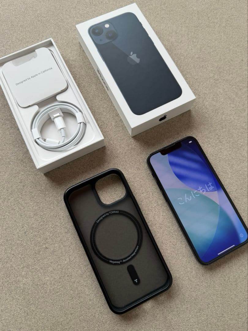 iPhone13 mini 256GB ミッドナイト 箱&ケース付き Amazon.co.jp: 【整備済み品】 Apple iPhone 13 mini 256GB