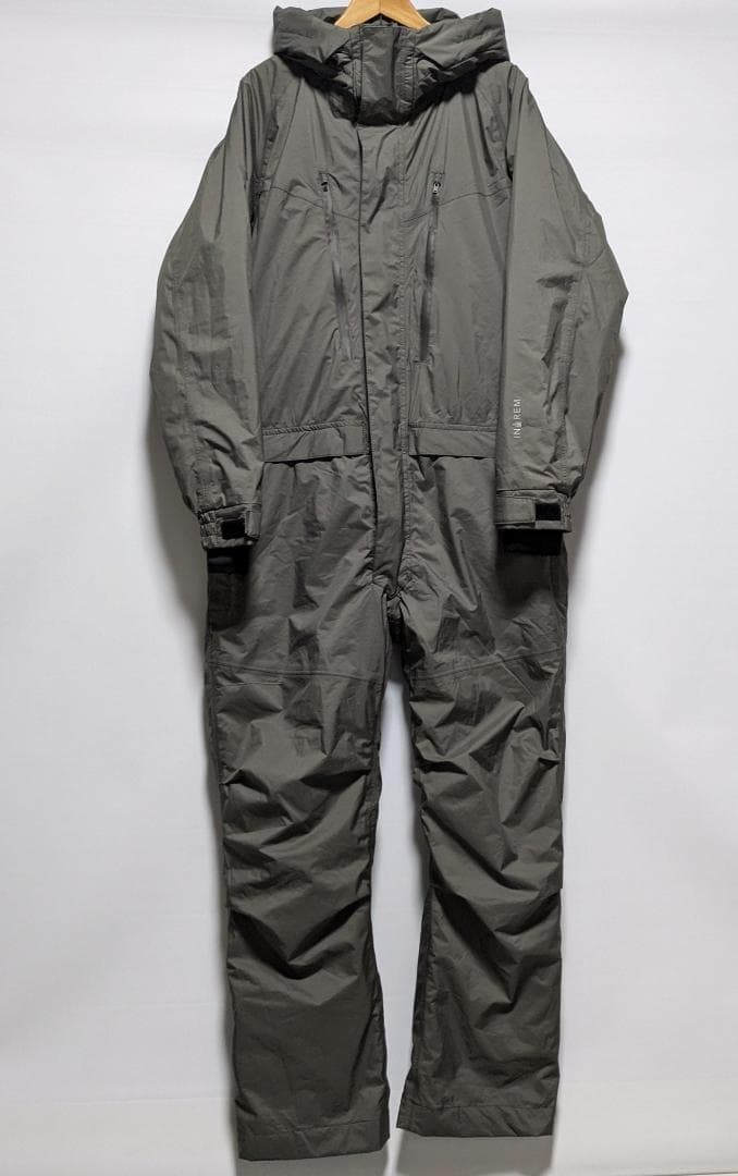 美品 ワークマン イナレム防水防寒ツナギ 中綿オーバーオール つなぎ