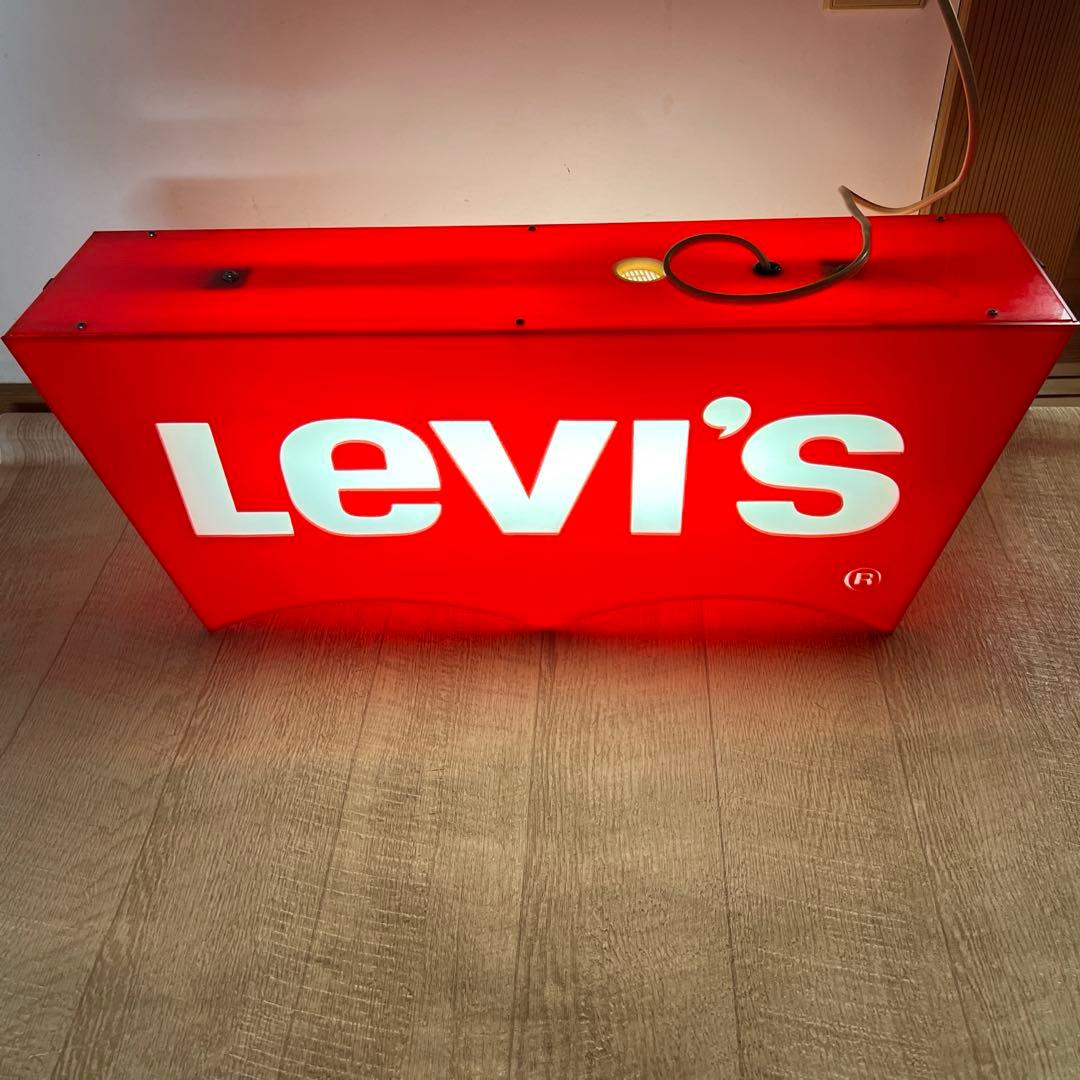 Levi's リーバイス　電飾 看板 ネオンサイン ディスプレイ Levi's（リーバイス） 1987年 One Levi's Neon Sign ワンリーバイス