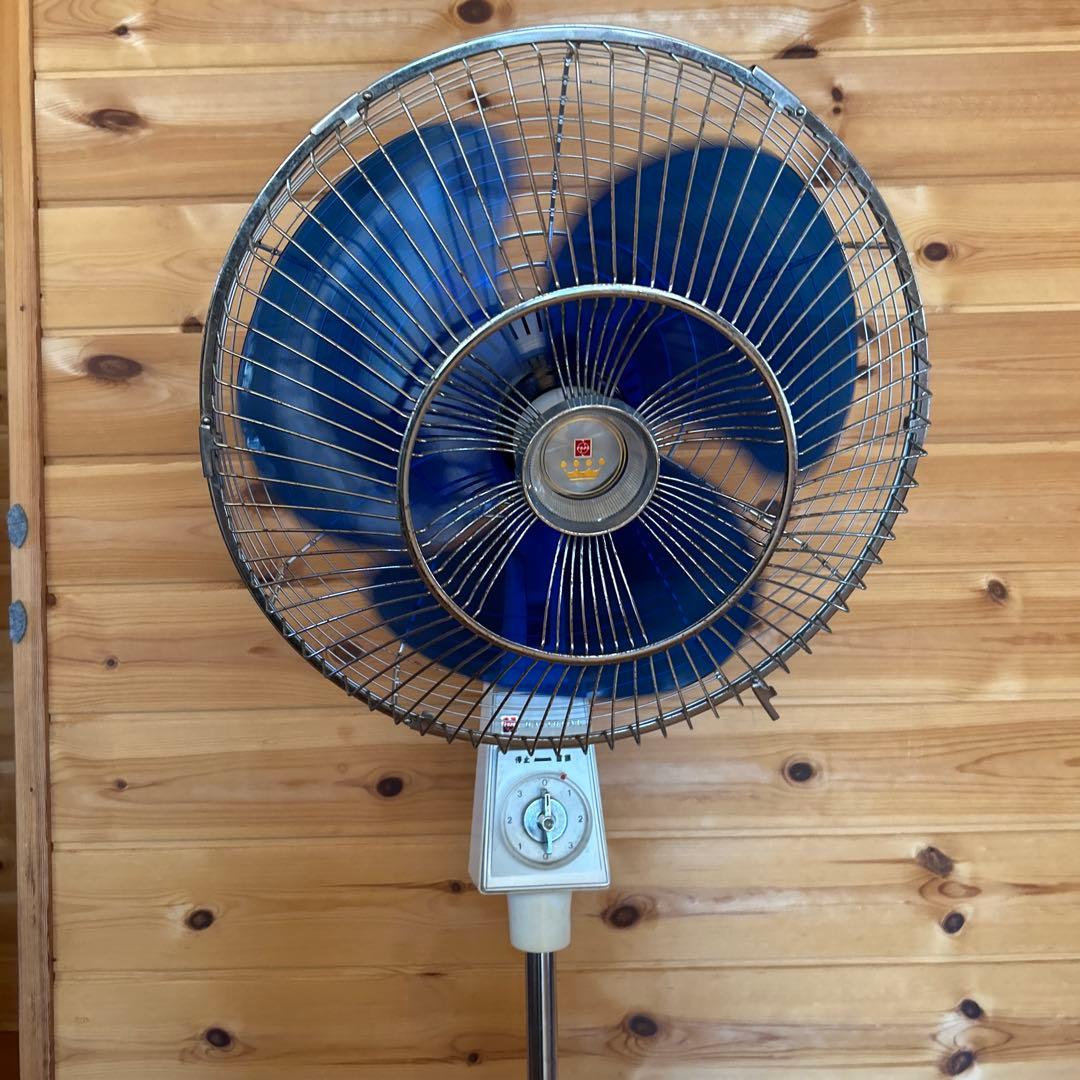 送料込み】昭和レトロ ナショナル大型扇風機 F-35VH 動作品 - メルカリ