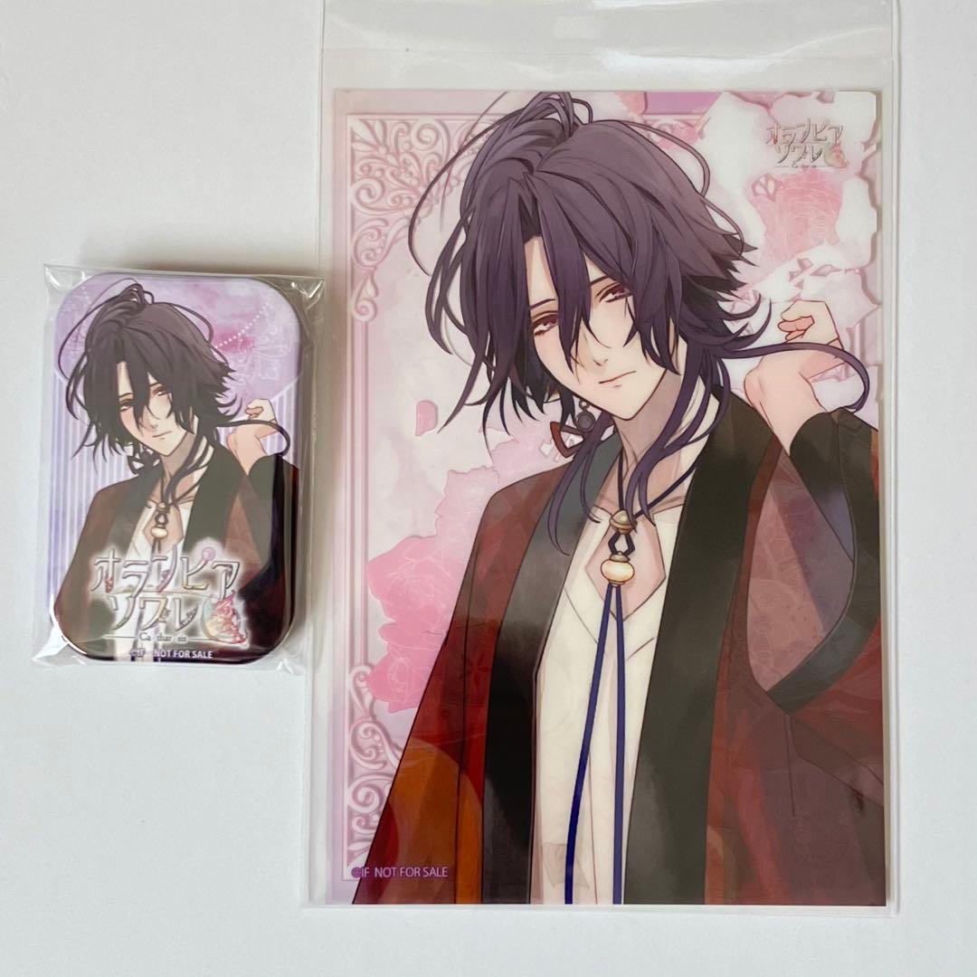 オランピアソワレ Catharsis 縁 びっく宝島 バッジ ポストカード