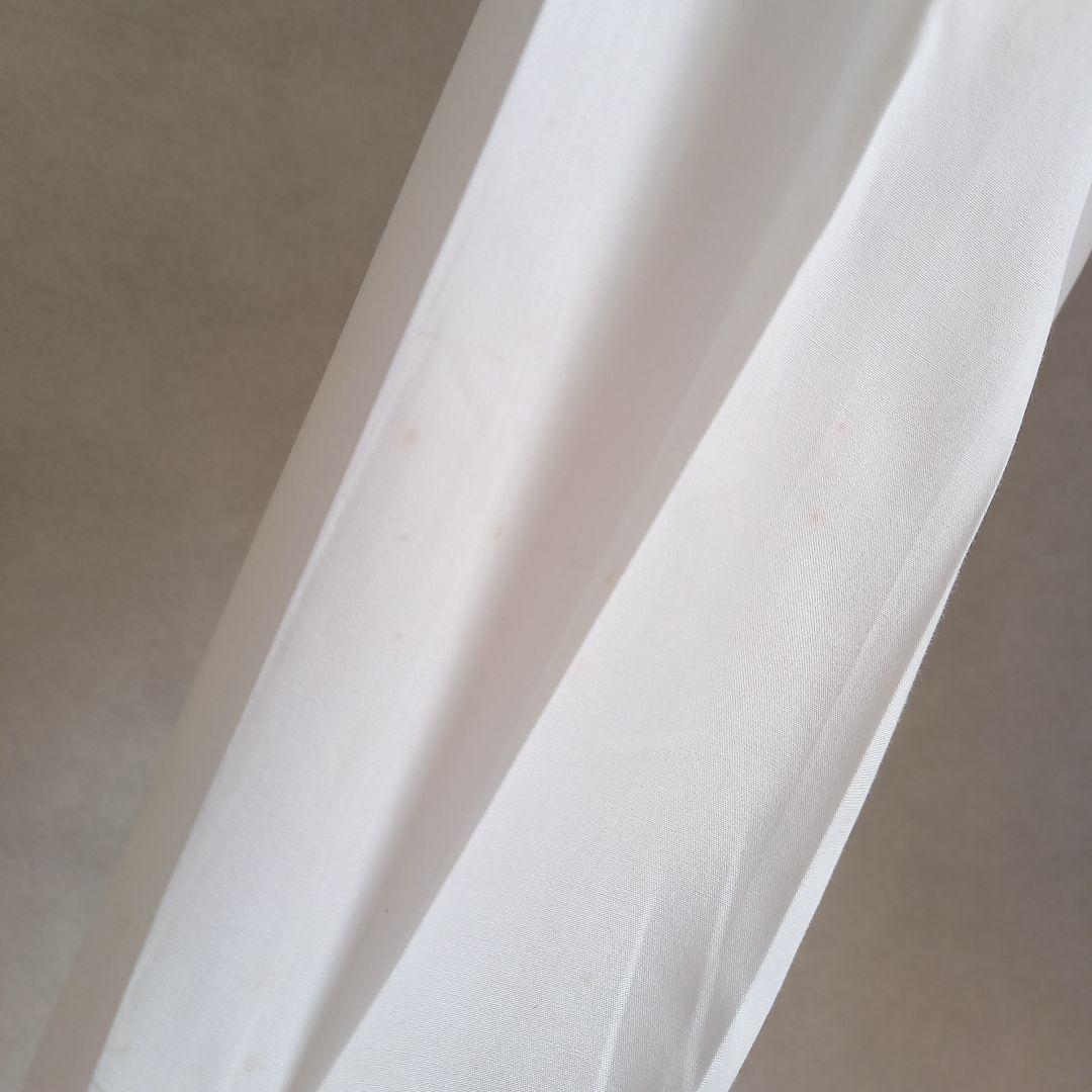 最高峰品 白シャツ マディソンブルー ロゴ刺繍 00 B.D タイプライター