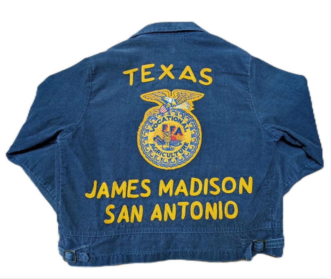 ヴィンテージ 80s FFAジャケット サイズ38 YKK 茄子紺 - メルカリ