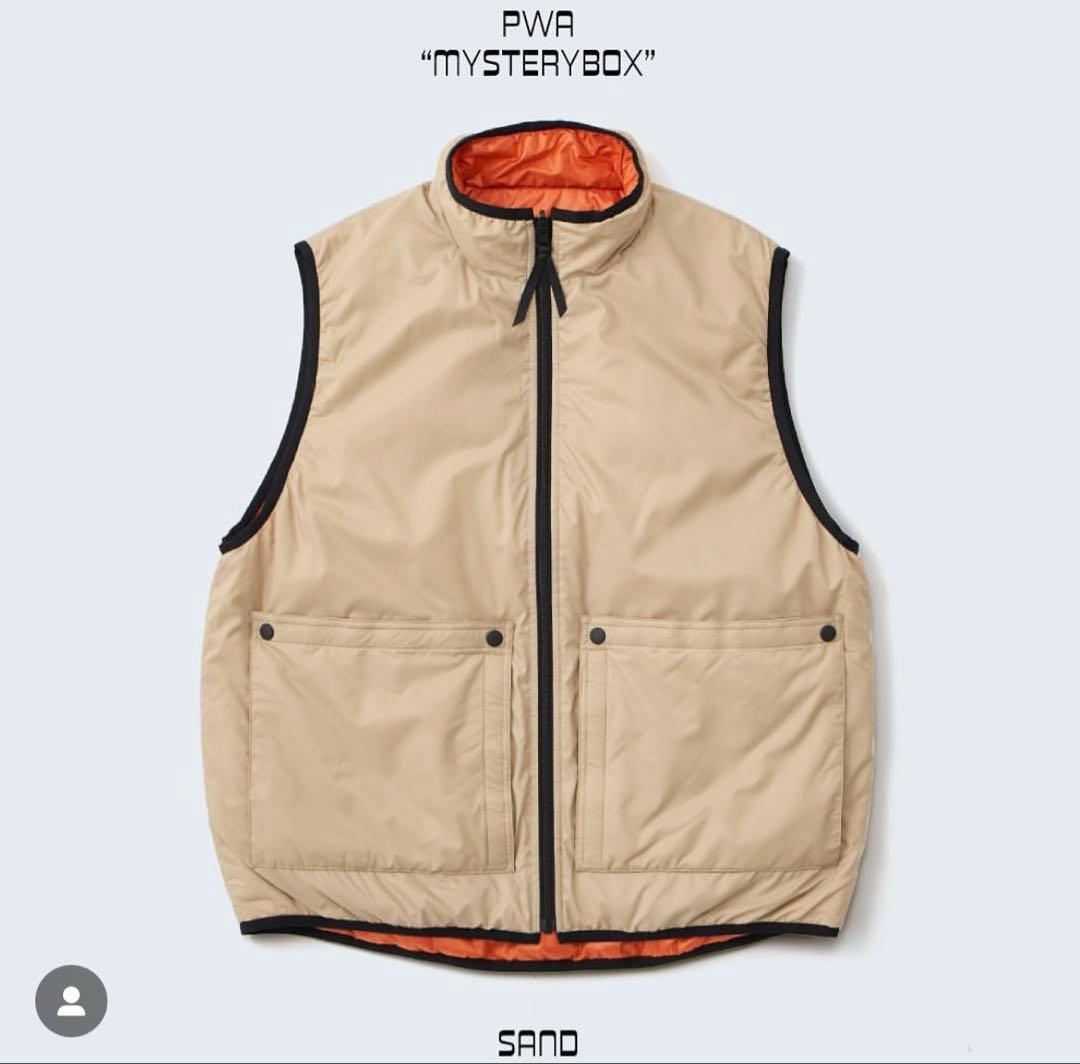 pwa MYSTERY BOX - SAND リバーシブルベスト - メルカリ
