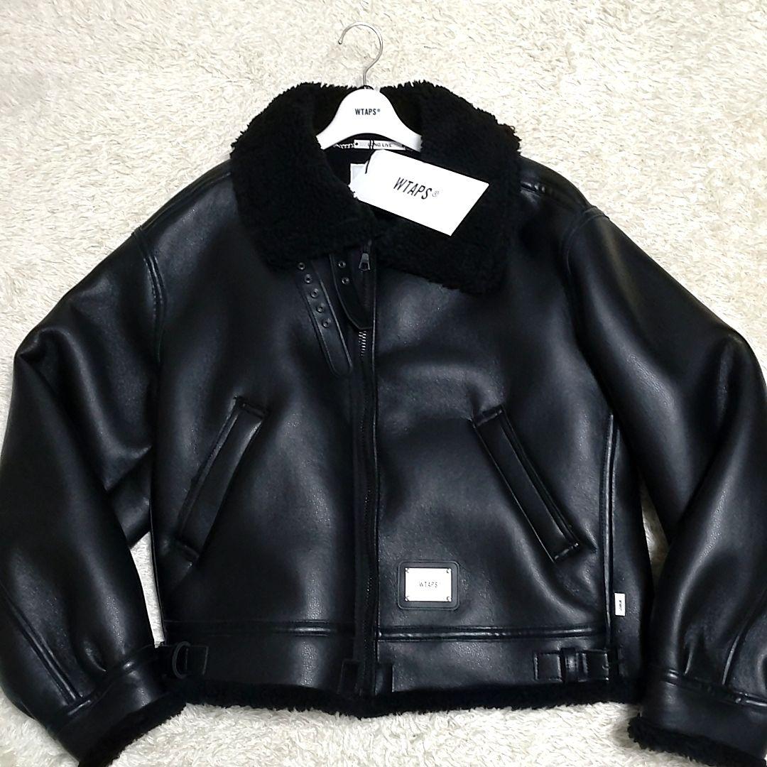 未使用級】WTAPS ダブルタップス レザージャケット B-3ビッグ