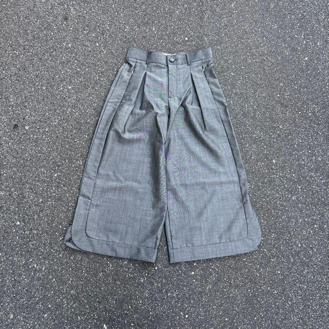 25ss ORIMI CROPPED BIG SLACKS size1 - メルカリ