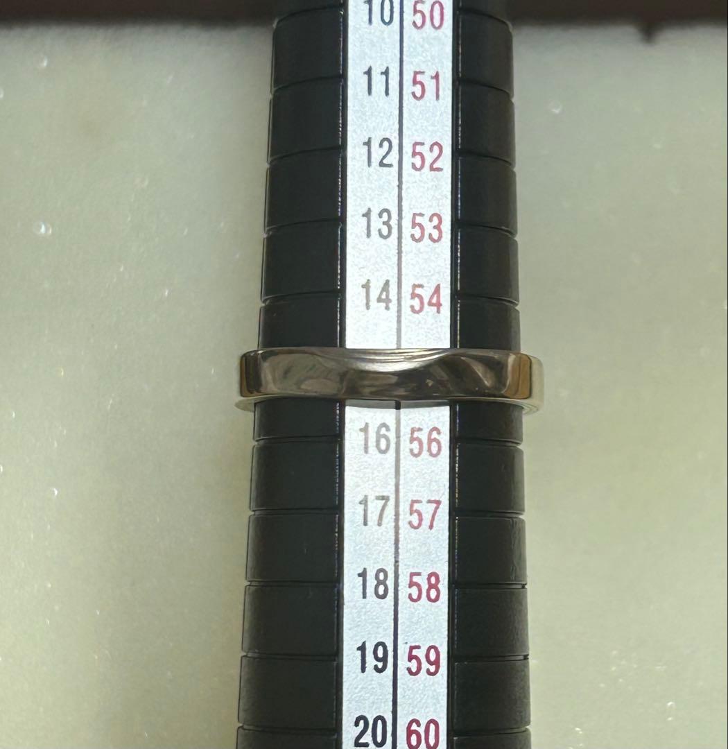 ゆりり様専用 【杢目金屋】K18/Sv結婚指輪 15号 メンズ レディース