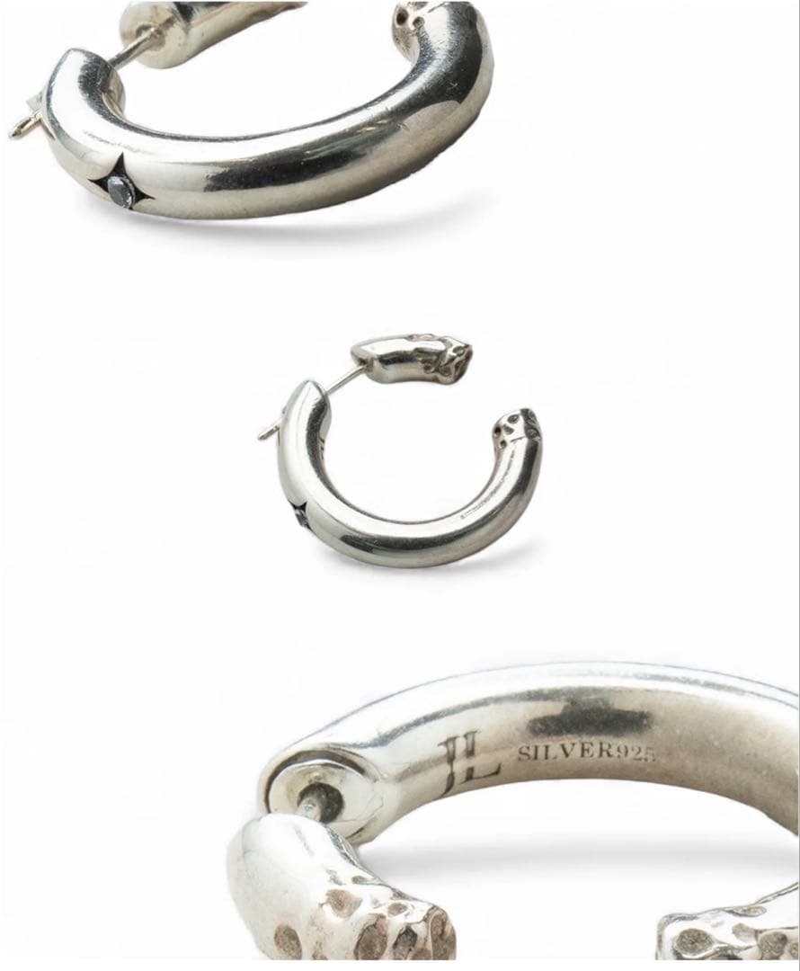 【Jent Louis】Silver 925 ピアス 両耳 シルバー Jent Louis ジェントルイス ピアス 両耳 L108805914