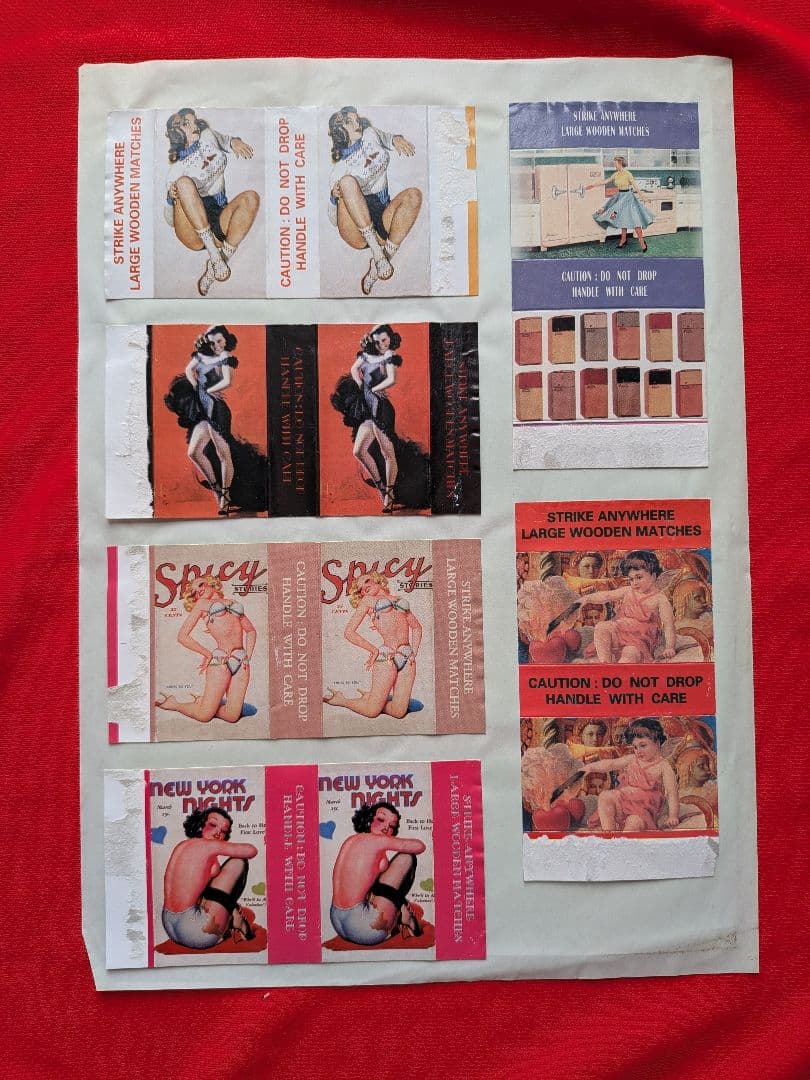 女性マッチラベル Vol.1　400枚以上 東欧のマッチラベル 10枚セット - チャルカお買いものサイト／CHARKHA