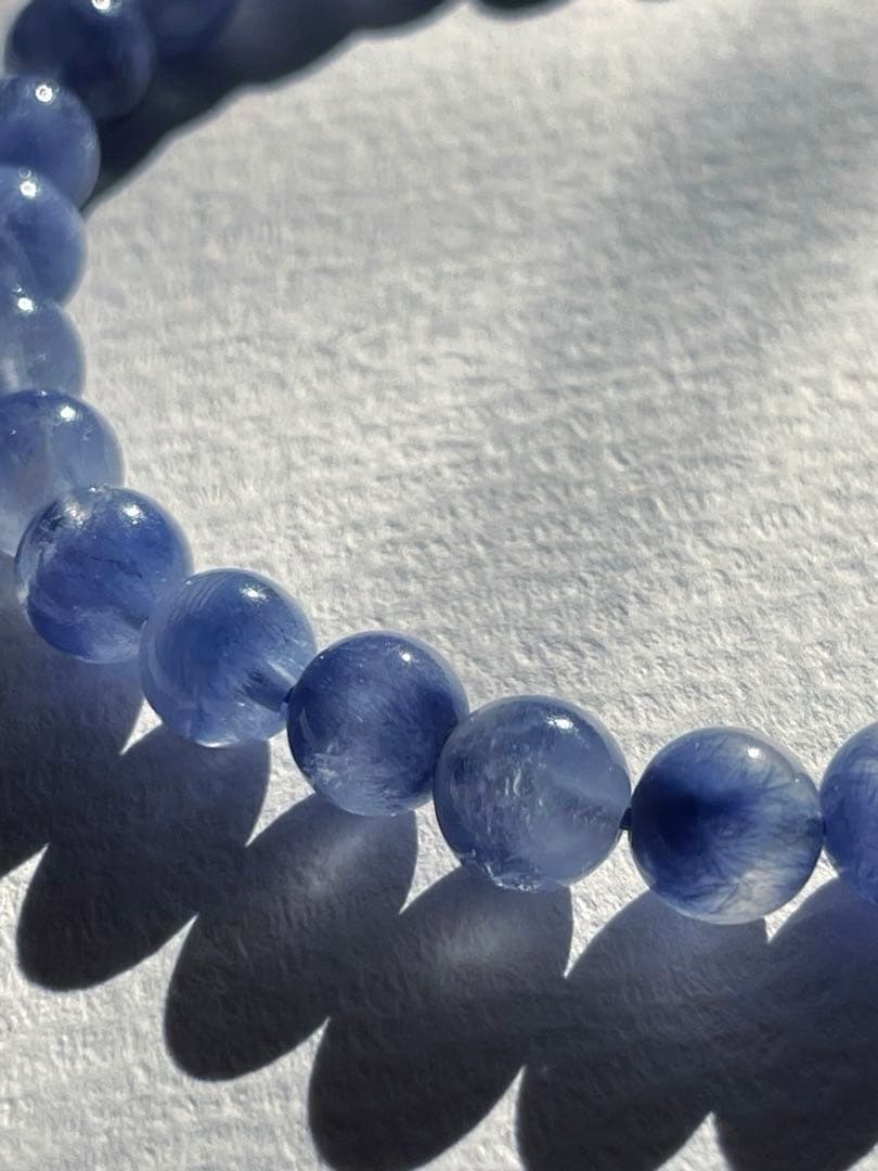 Y-6【高品質•新品】ディモルチェライトDumortierite 4.5mm 珠