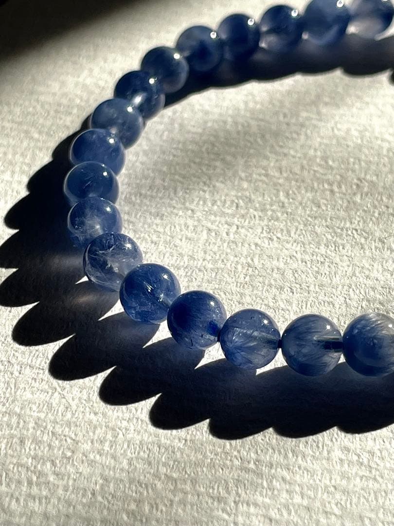 Y-6【高品質•新品】ディモルチェライトDumortierite 4.5mm 珠