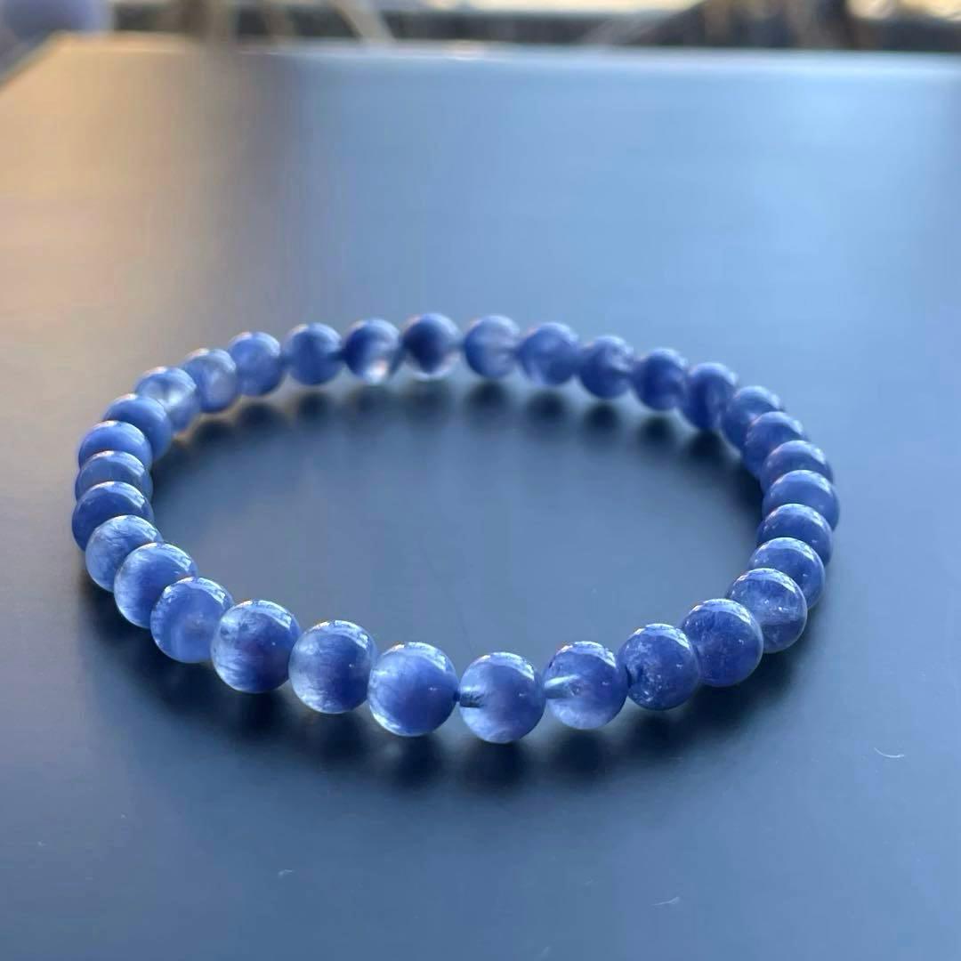 Y-6【高品質•新品】ディモルチェライトDumortierite 4.5mm 珠