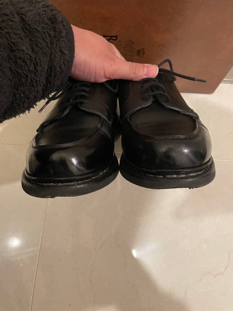 Berwick バーウィック Uチップシューズ 4477 サイズ5 24cm 黒 - メルカリ