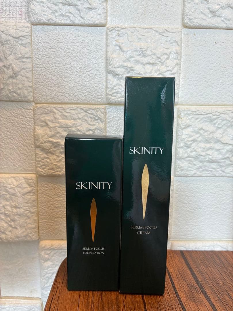 SKINITY セラムフォーカスクリーム &フォーカスファンデーションセット SKINITY セラムフォーカスクリーム1本・ファンデーション1本セット売り