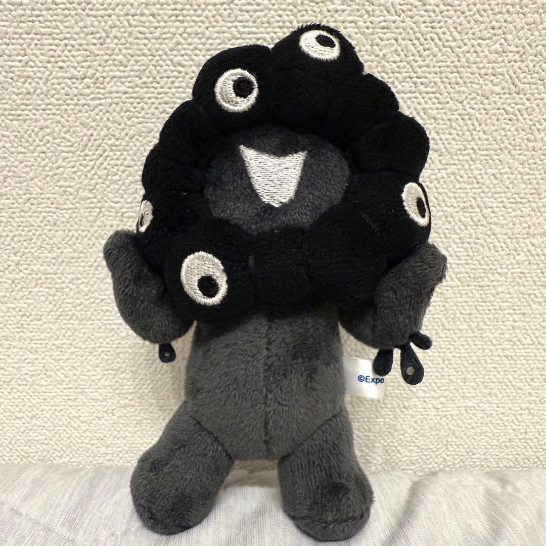 開幕日購入】大阪万博 黒ミャクミャク カラビナ キーホルダー ブラック