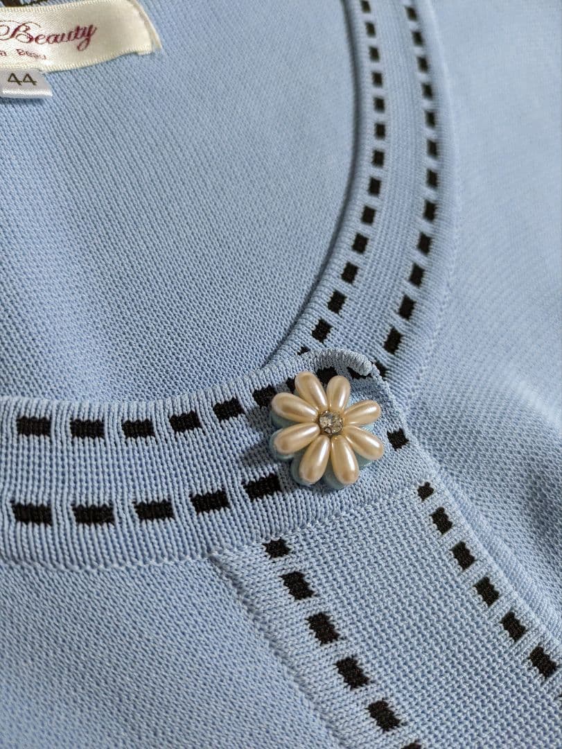 スーパービューティー／25SS 定価2.5万円 ビジューロングカーディガン