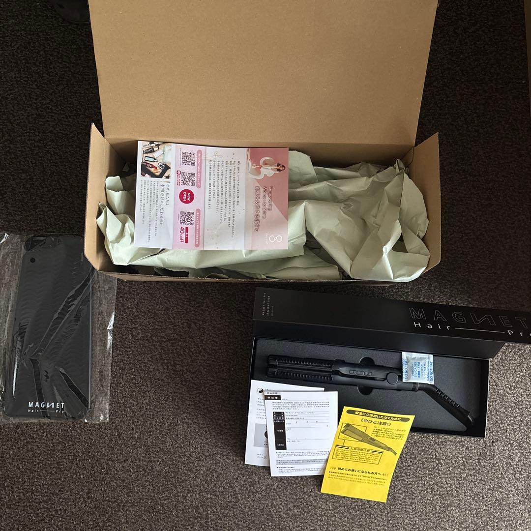 新品未使用⭐️ マグネットヘアプロストレートアイロン マグネットヘアプロ ストレートアイロンC