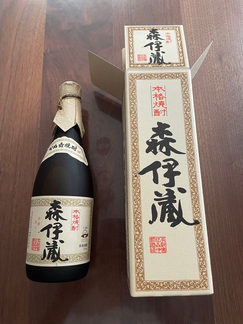 森伊蔵 焼酎 720ml 専用箱入り 森伊蔵 極上 長期熟成 感謝のギフト箱 木箱入り 720ml 1本組 芋焼酎