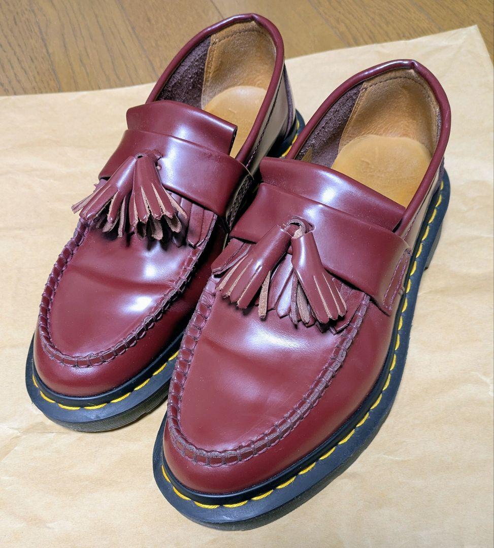 Dr.Martens タッセルローファー ADRIAN チェリーレッド UK4 - メルカリ