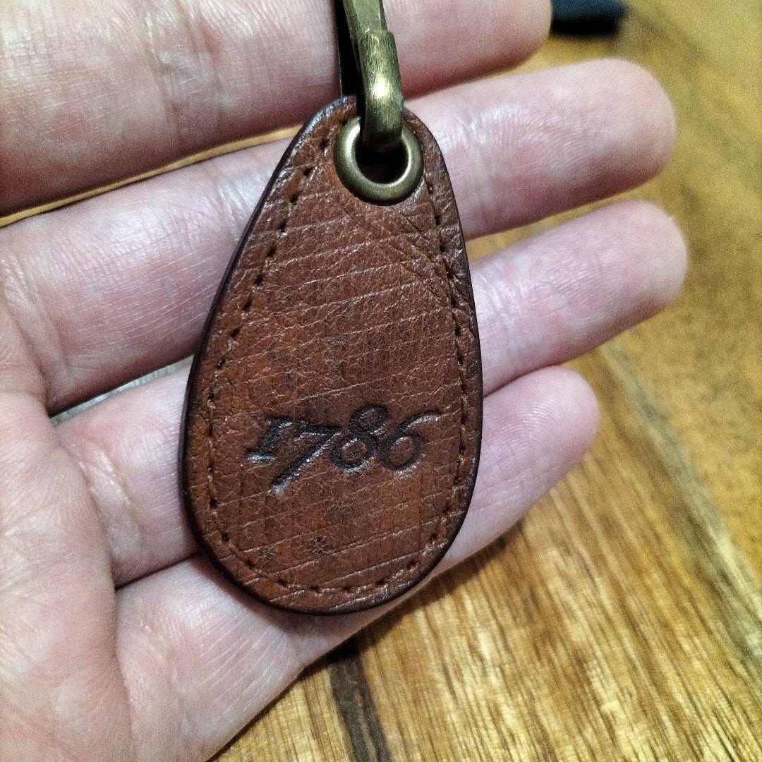 1786ロシアンカーフ　革タグナスカン2重リングE 1786ロシアンカーフ 革タグナスカン2重リングE 1786ロシアンカーフ 革