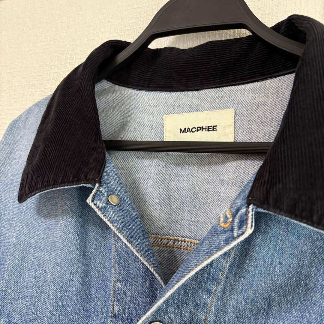 MACPHEE マカフィー ナチュラルスラブデニム オーバーサイズド