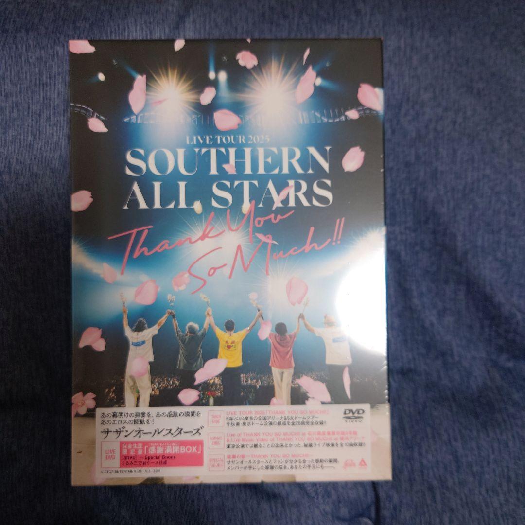 サザンオールスターズ Thankyou so much 限定盤 感謝満開BOX Amazon.co.jp: 【メーカー特典あり】LIVE TOUR 2025 「THANK YOU SO