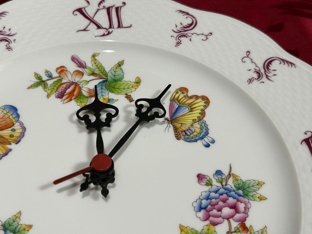 ヘレンド ウォールクロック 壁掛け時計 ヴィクトリアプレーン ジャンク