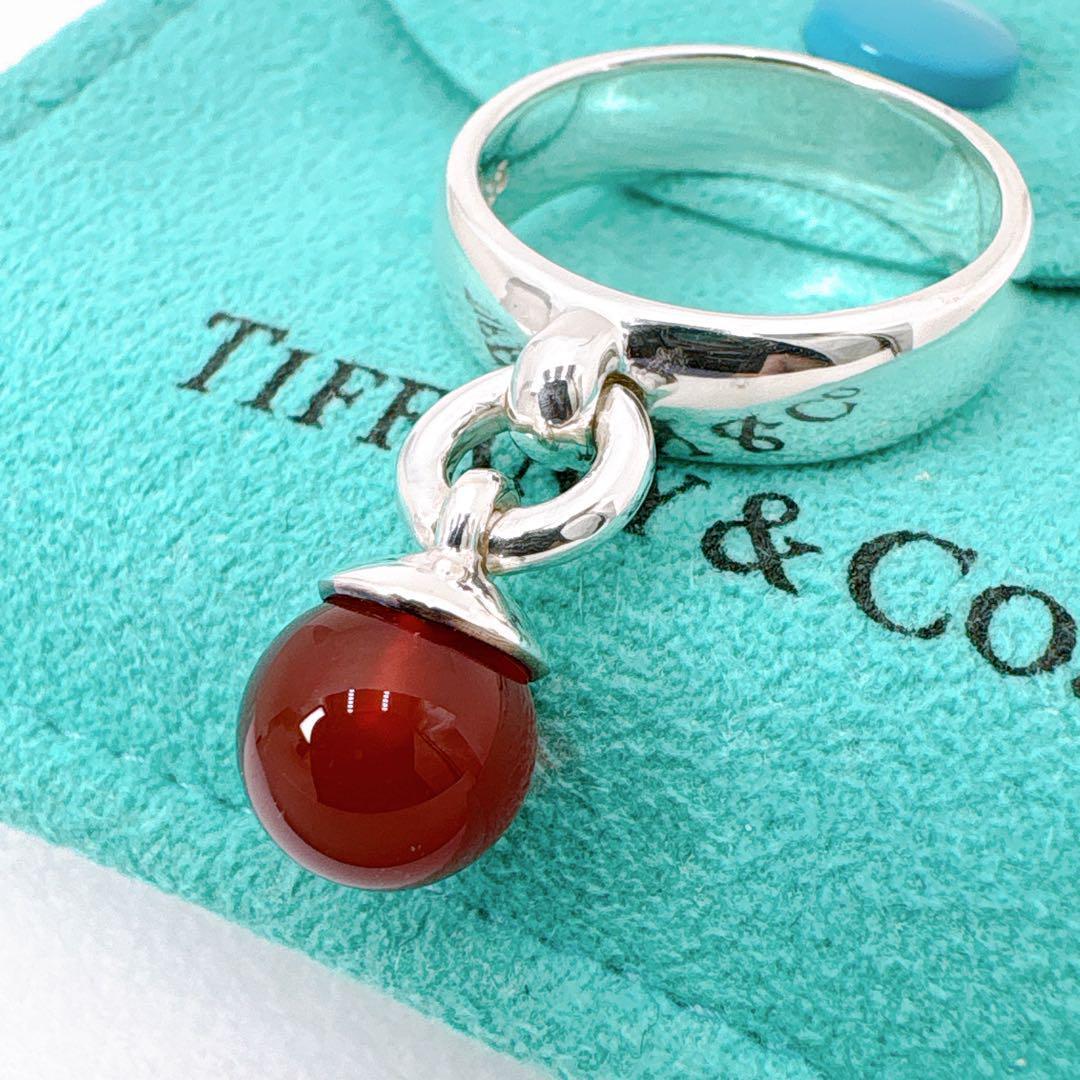 極美品 オールドティファニー ボールダングル リング 12.5号 シルバー925 0453 【TIFFANY&CO. 】TIFFANY &CO ハードウェア ボールダングルリング