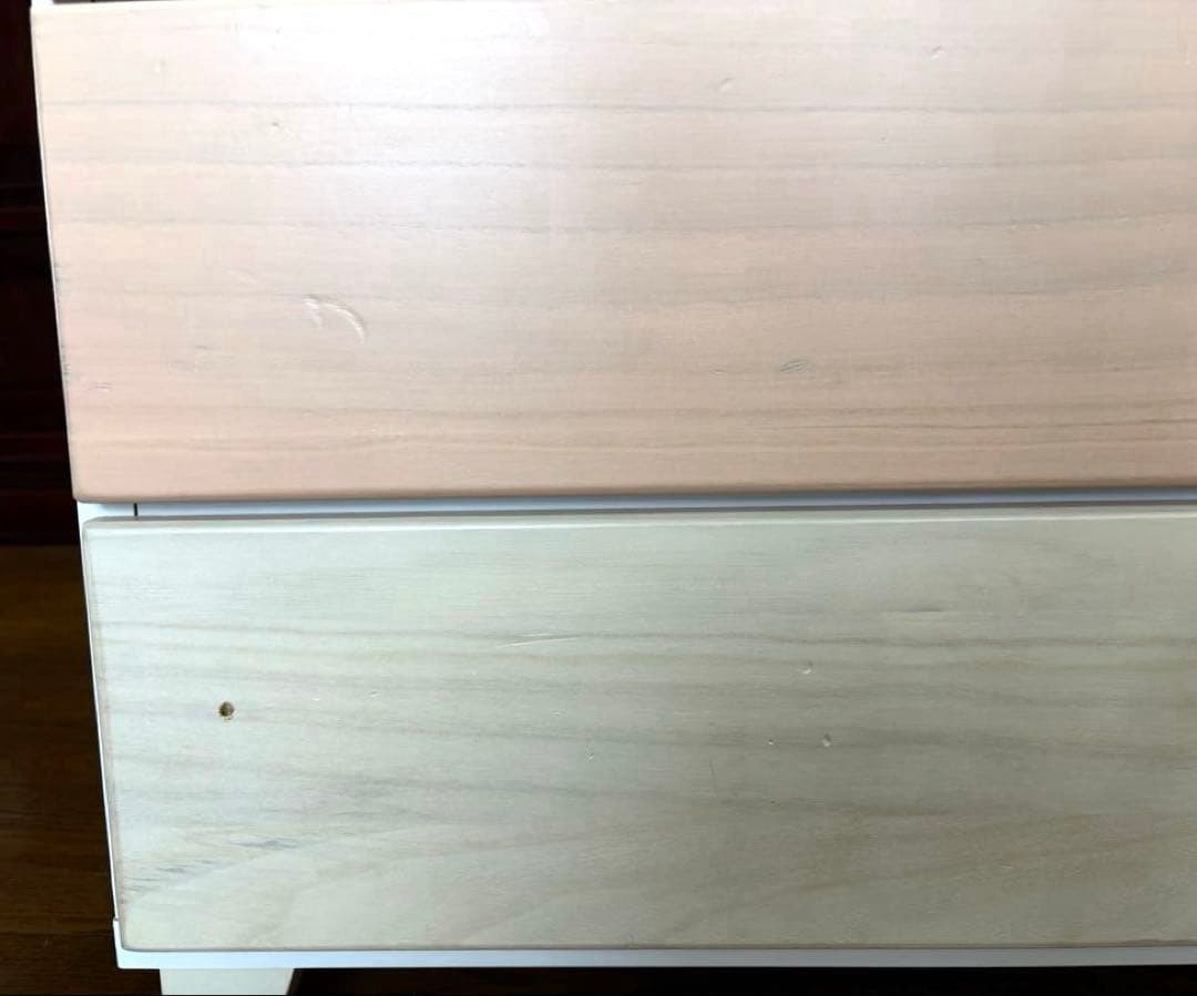 引き取り限定※ ニトリ チェスト タンス ローチェスト ピンク - メルカリ