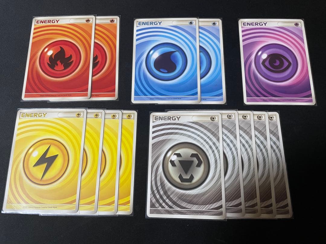 ポケモンカード　うずまきエネルギー　炎水超雷鋼セット ポケモンカード うずまきエネルギー 炎水超雷鋼セット