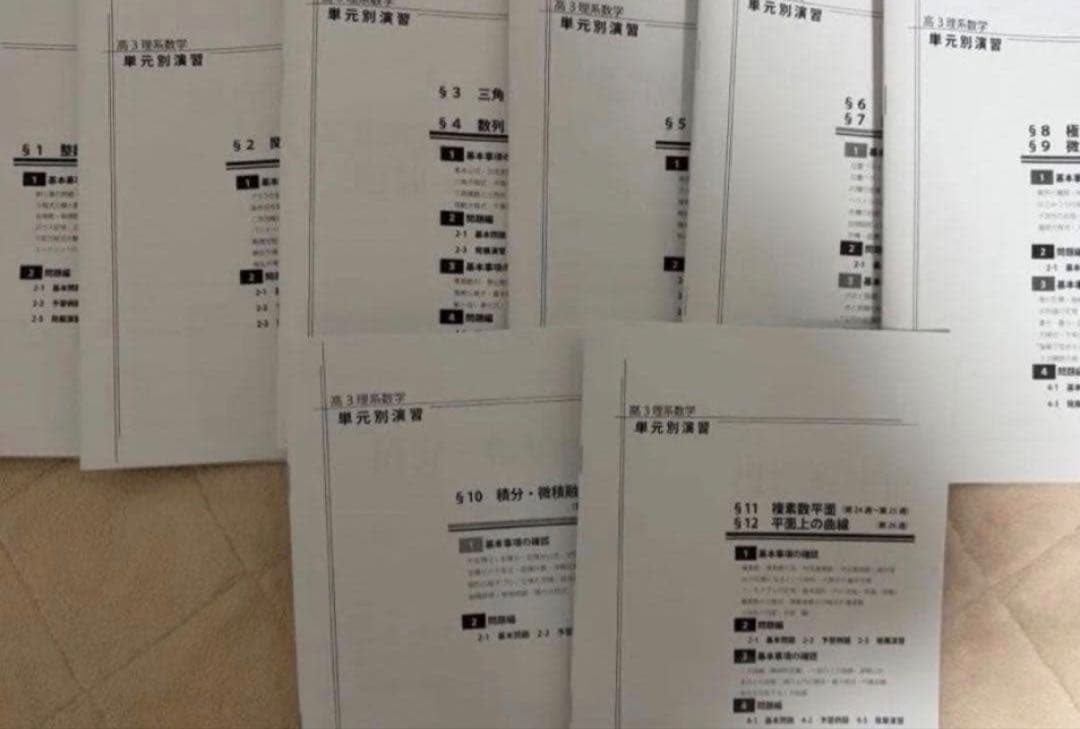 鉄緑会高３数学 単元別演習 大阪校 SA 鉄緑会 最上位クラスSA 大阪校 鶴田先生 高3理系数学単元別演習（SA/A