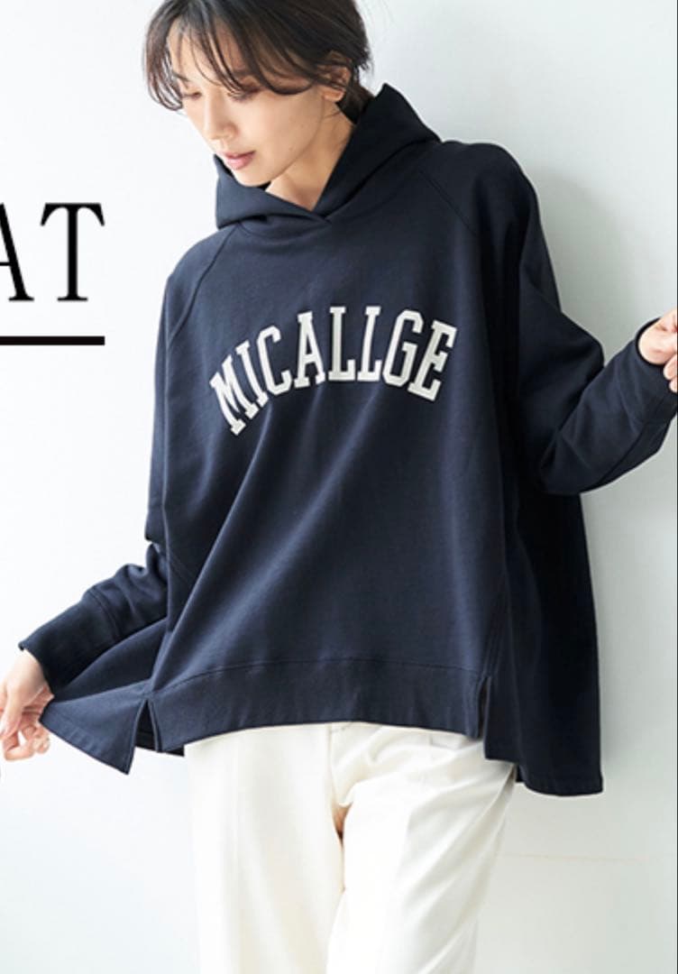 マイカ＆ディール MICA & DEALフード付き パーカー 裏起毛 SALE [30%OFF] MICA&DEAL (マイカアンドディール) フーディー 裏起毛