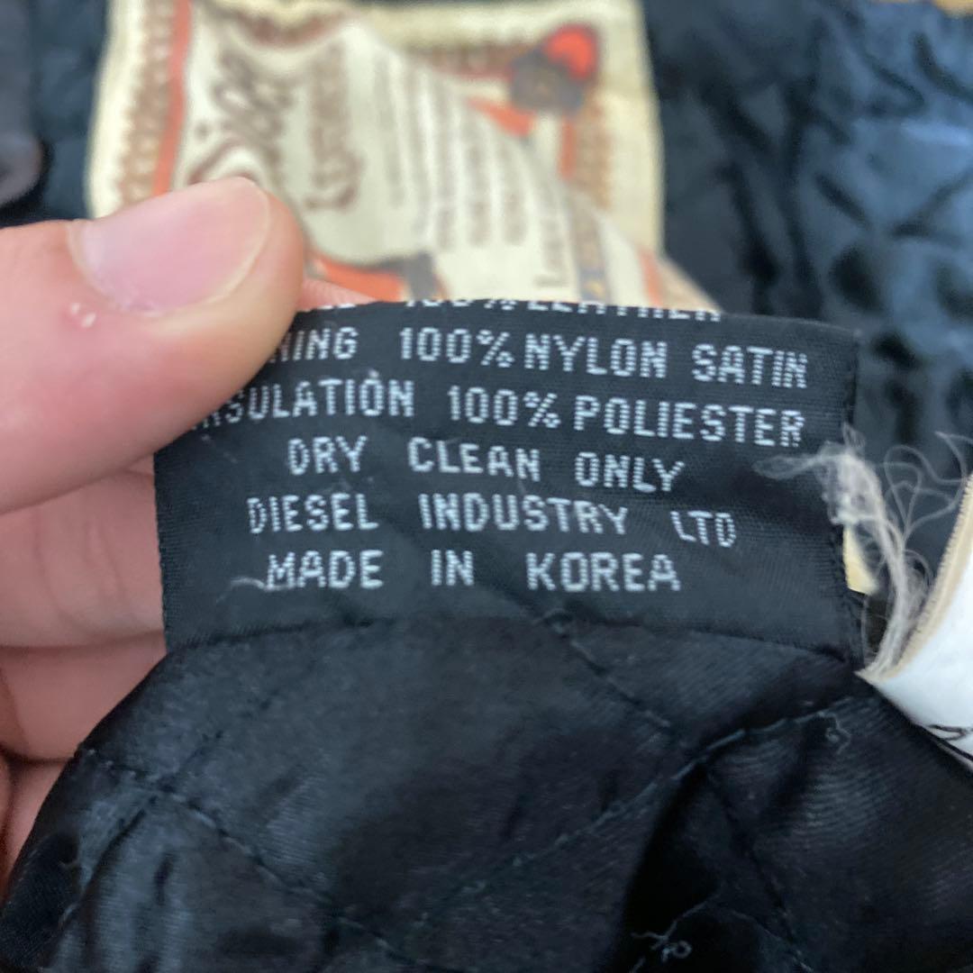 Diesel Leather Cie ブラックレザージャケット - メルカリ