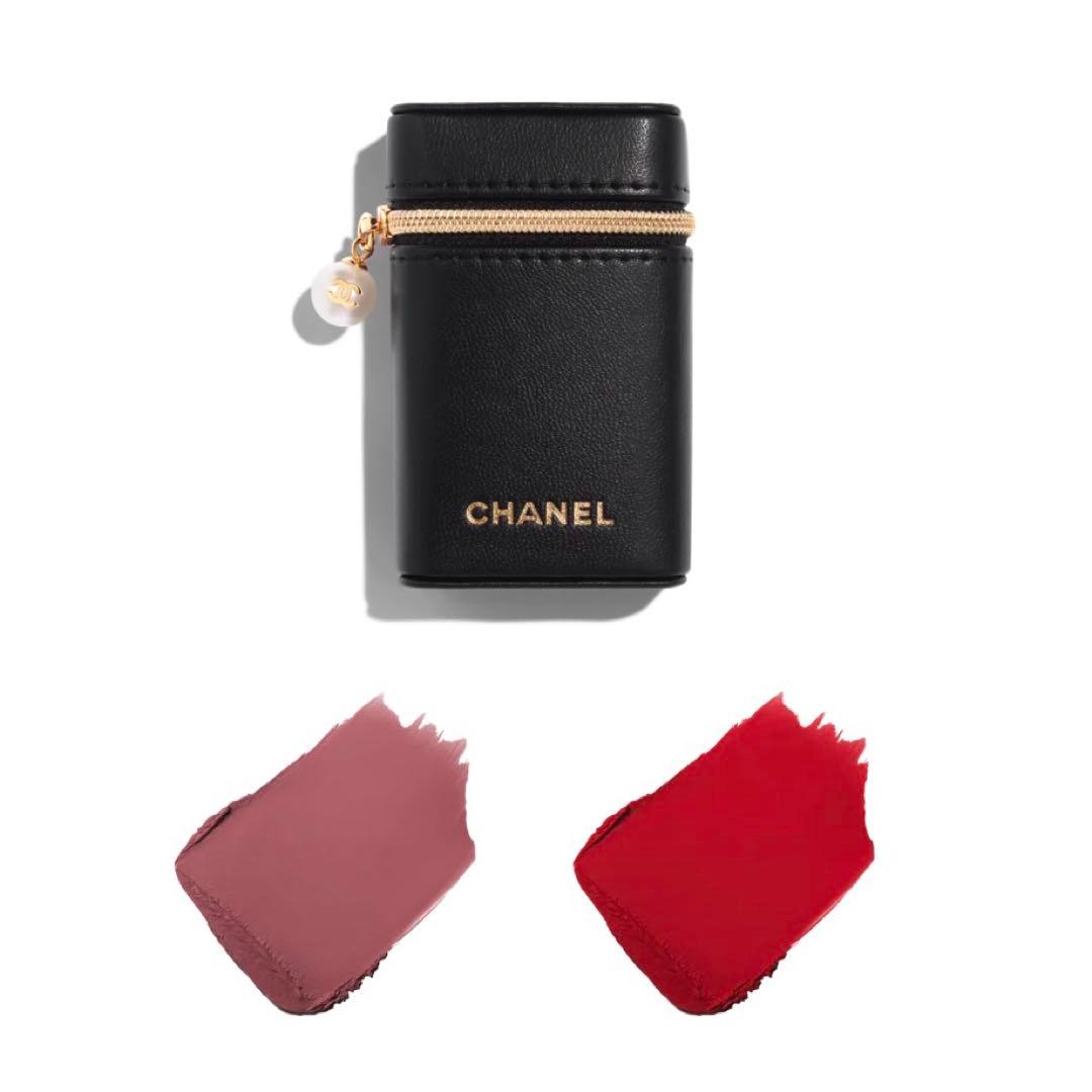 シャネル リップ＆ポーチ セット ショッパー付 数量限定 口紅 - メルカリ