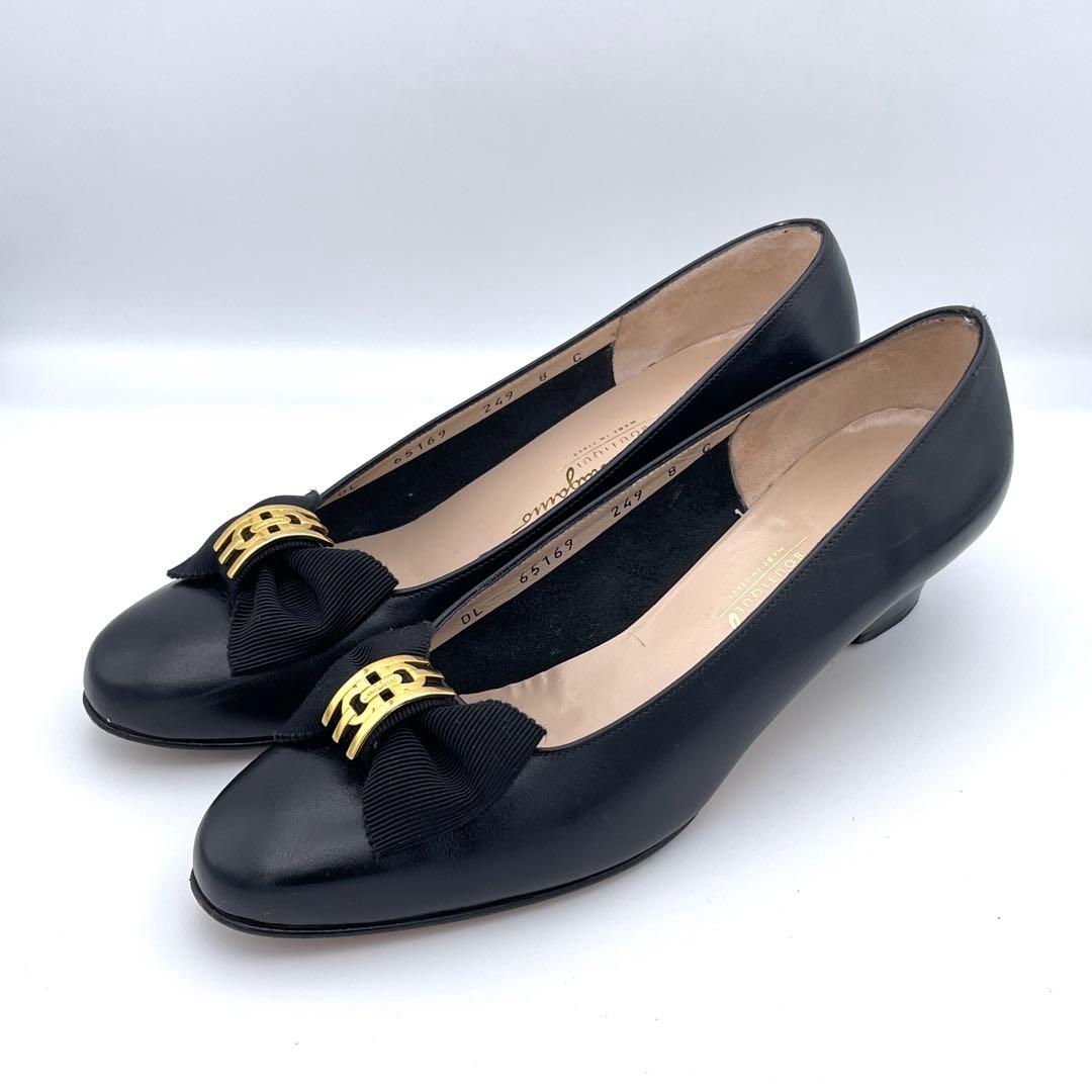 イタリア製✨サルヴァトーレ・フェラガモ【25】NOSTALGIA ヴァラリボン