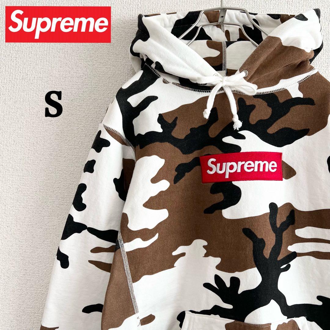 888様専用】シュプリーム✨️ボックスロゴ カモフラ 迷彩 パーカー