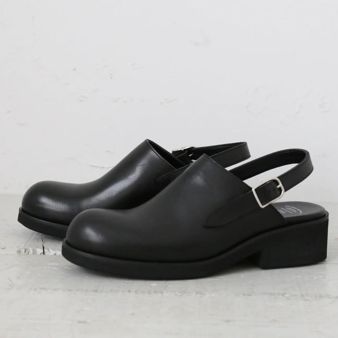 靴 BEAUTIFUL SHOES SINGLE BELT CLOGS 24.0 BEAUTIFUL SHOES Single Belt Clogs（ビューティフルシューズ シングル