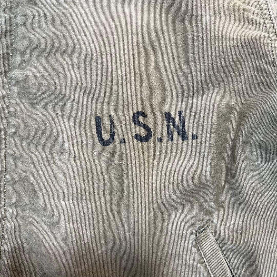 h*o様 【実物/希少】40s U.S.NAVY N-1 デッキジャケット 前期